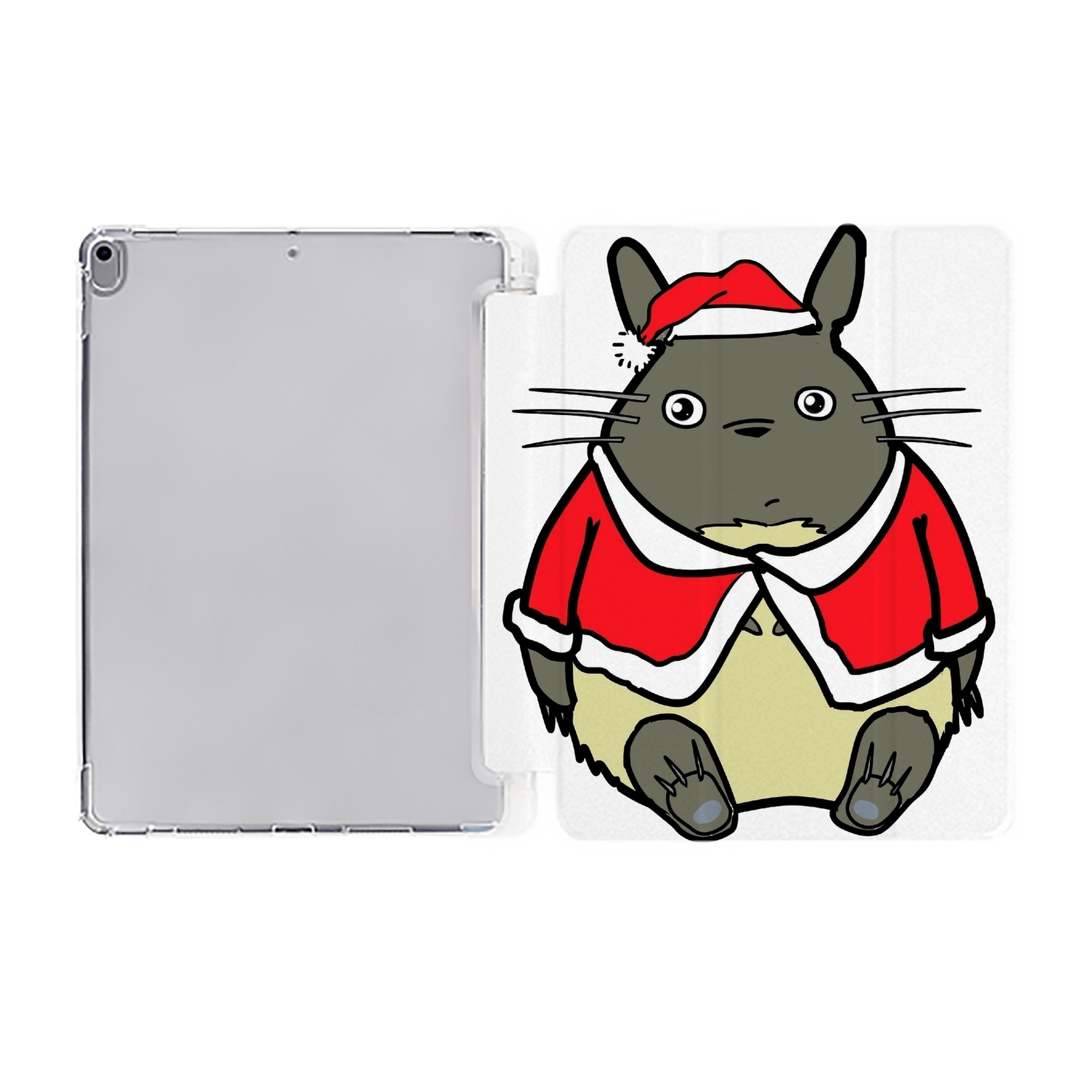 （画像用） となりのトトロ 草壁メイ 草壁サツキ My Neighbor Totoro Satsuki Kusakabe Mei Kusakabe IPad ケース ペン収納付き 三つ折りスタンド PUレザー×シリコン 対応機種9.5/10.5/10.9インチ